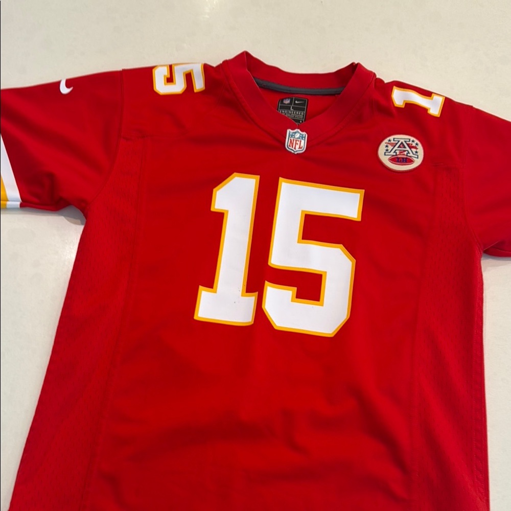 Nike Red and White Jersey Authentic NFL Top